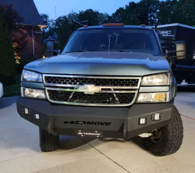 CHEVY 2500-3500HD 2003-2007 with CLASSIC FRONT Weld It Yourself STANDARD installed