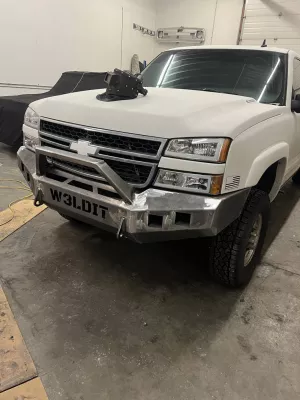 CHEVY 2500-3500HD 2003-2007 with CLASSIC FRONT Weld It Yourself STANDARD installed