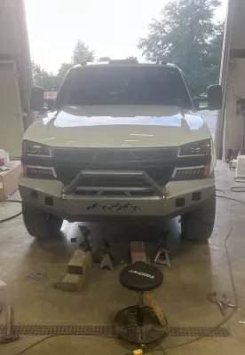 CHEVY 2500-3500HD 2003-2007 with CLASSIC FRONT Weld It Yourself STANDARD installed