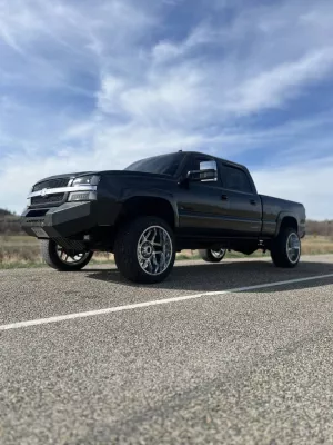 CHEVY 2500-3500HD 2003-2007 with CLASSIC FRONT Weld It Yourself STANDARD installed