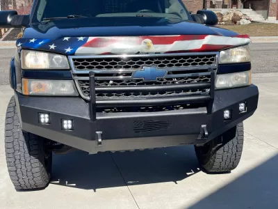 CHEVY 2500-3500HD 2003-2007 with CLASSIC FRONT Weld It Yourself STANDARD installed