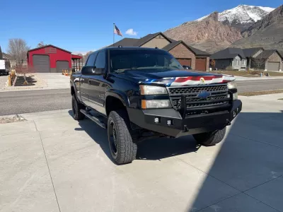 CHEVY 2500-3500HD 2003-2007 with CLASSIC FRONT Weld It Yourself STANDARD installed