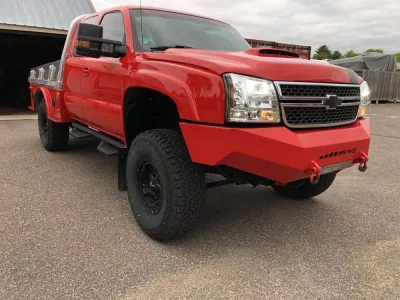 CHEVY 2500-3500HD 2003-2007 with CLASSIC FRONT Weld It Yourself STANDARD installed