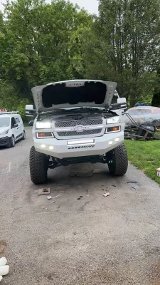 CHEVY 2500-3500HD 2003-2007 with CLASSIC FRONT Weld It Yourself STANDARD installed