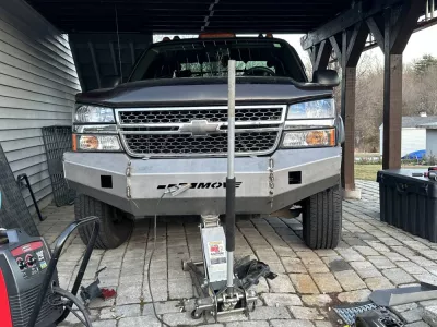 CHEVY 2500-3500HD 2003-2007 with CLASSIC FRONT Weld It Yourself STANDARD installed