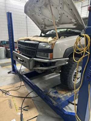 CHEVY 2500-3500HD 2003-2007 with EMBARK FRONT Weld It Yourself STANDARD installed