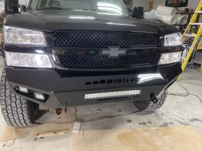 CHEVY 2500-3500HD 2003-2007 with PRECISION FRONT W.I.Y.KIT STANDARD installed