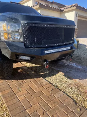 CHEVY 2500-3500HD 2007.5-2010 with PRECISION FRONT W.I.Y.KIT STANDARD installed