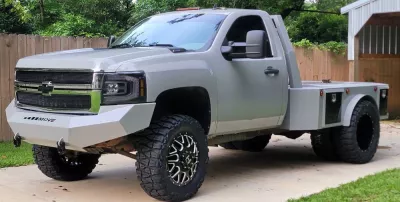 CHEVY 2500-3500HD 2007.5-2010 with PRECISION FRONT W.I.Y.KIT STANDARD installed