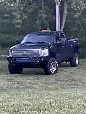 CHEVY 2500-3500HD 2007.5-2010 with CLASSIC FRONT Weld It Yourself STANDARD installed