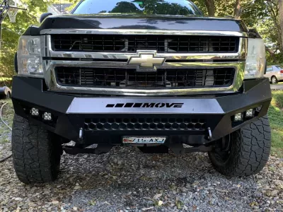 CHEVY 2500-3500HD 2007.5-2010 with PRECISION FRONT Weld It Yourself STANDARD installed