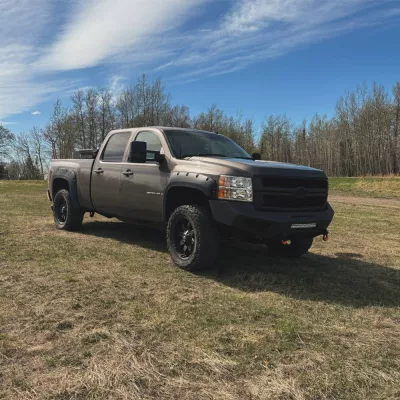 CHEVY 2500-3500HD 2007.5-2010 with PRECISION FRONT Weld It Yourself STANDARD installed