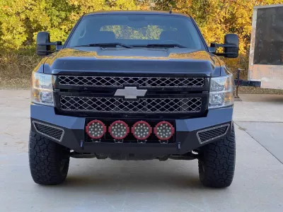 CHEVY 2500-3500HD 2011-2014 with PRECISION FRONT Weld It Yourself STANDARD installed