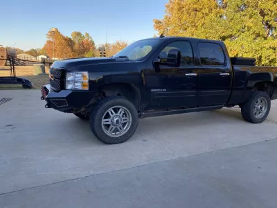CHEVY 2500-3500HD 2011-2014 with PRECISION FRONT Weld It Yourself STANDARD installed