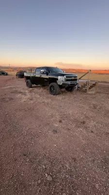 CHEVY 2500-3500HD 2011-2014 with PRECISION FRONT Weld It Yourself STANDARD installed