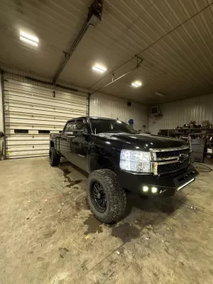 CHEVY 2500-3500HD 2011-2014 with PRECISION FRONT W.I.Y.KIT STANDARD installed