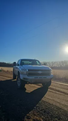 CHEVY 2500-3500HD 2011-2014 with PRECISION FRONT Weld It Yourself STANDARD installed