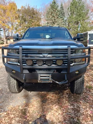 CHEVY 2500-3500HD 2015-2019 with CLASSIC FRONT W.I.Y.KIT OFFROAD installed
