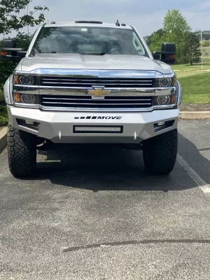 CHEVY 2500-3500HD 2015-2019 with PRECISION FRONT W.I.Y.KIT STANDARD installed