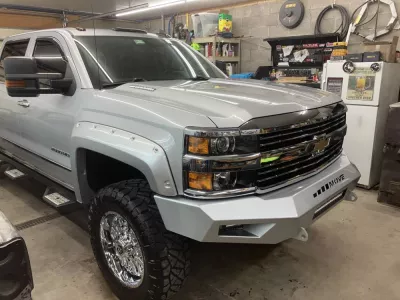 CHEVY 2500-3500HD 2015-2019 with PRECISION FRONT W.I.Y.KIT STANDARD installed