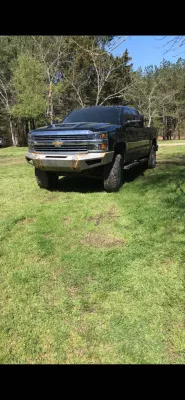 CHEVY 2500-3500HD 2015-2019 with PRECISION FRONT Weld It Yourself STANDARD installed