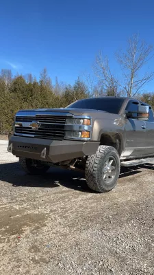 CHEVY 2500-3500HD 2015-2019 with CLASSIC FRONT W.I.Y.KIT STANDARD installed