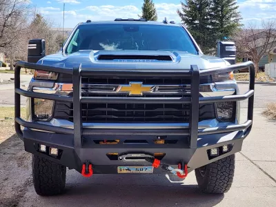 CHEVY 2500-3500HD 2020-2023 with PRECISION FRONT Weld It Yourself STANDARD installed