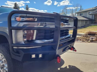 CHEVY 2500-3500HD 2020-2023 with PRECISION FRONT Weld It Yourself STANDARD installed