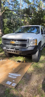 CHEVY 2500-3500HD 2011-2014 with PRECISION FRONT Weld It Yourself STANDARD installed