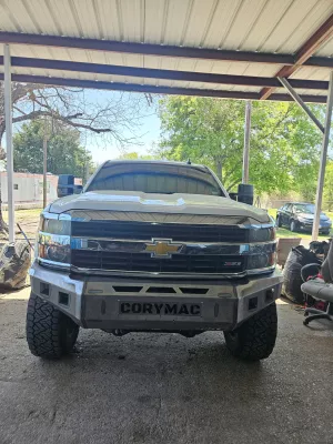 CHEVY 2500-3500HD 2015-2019 with CLASSIC FRONT Weld It Yourself STANDARD installed