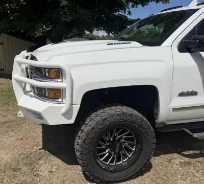 CHEVY 2500-3500HD 2015-2019 with PRECISION FRONT Weld It Yourself STANDARD installed