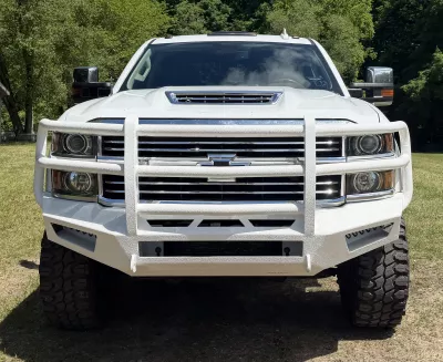 Chevy 2500-3500hd 2015-2019 with a precision front weld it yourself bumper kit