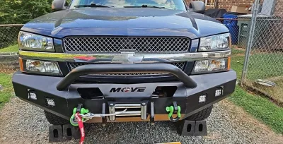 CHEVY AVALANCHE 1500 NO CLAD 2003-2006 with CLASSIC FRONT Weld It Yourself Offroad installed
