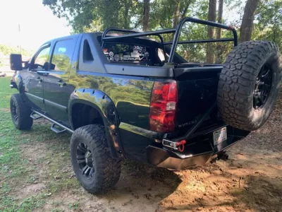 CHEVY AVALANCHE 1500 NO CLAD 2007-2013 with PRECISION REAR Weld It Yourself STANDARD installed