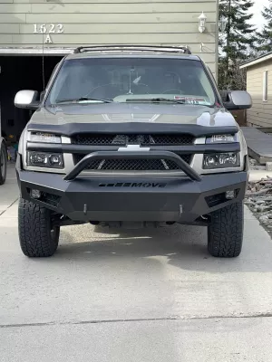 CHEVY AVALANCHE 1500 WITH CLAD 2000-2006 with PRECISION FRONT Weld It Yourself STANDARD installed