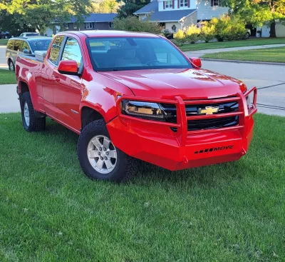 Chevy colorado 2013-2020 with a classic front weld it yourself bumper kit