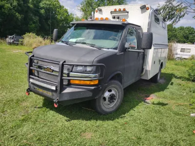 CHEVY EXPRESS VAN 2003-2026 with CLASSIC FRONT Weld It Yourself STANDARD installed