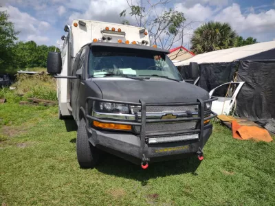 CHEVY EXPRESS VAN 2003-2026 with CLASSIC FRONT Weld It Yourself STANDARD installed