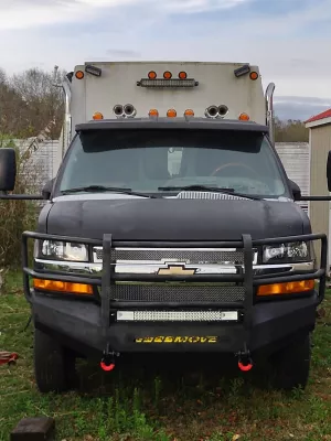 CHEVY EXPRESS VAN 2003-2026 with CLASSIC FRONT Weld It Yourself STANDARD installed