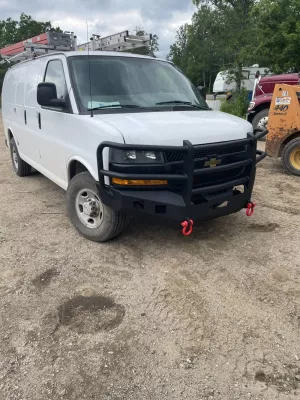 CHEVY EXPRESS VAN 2003-2026 with CLASSIC FRONT W.I.Y.KIT OFFROAD installed