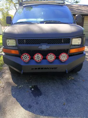 CHEVY EXPRESS VAN 2003-2026 with CLASSIC FRONT W.I.Y.KIT STANDARD installed