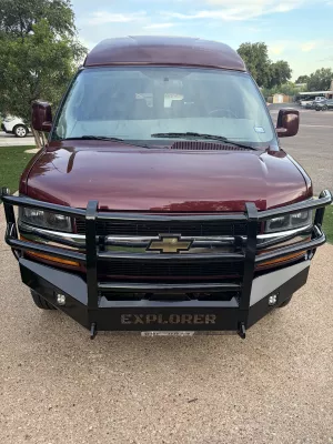 Chevy express van 2003-2026 with a classic front weld it yourself bumper kit