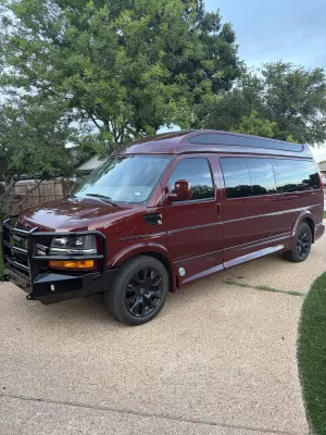CHEVY EXPRESS VAN 2003-2026 with CLASSIC FRONT Weld It Yourself STANDARD installed