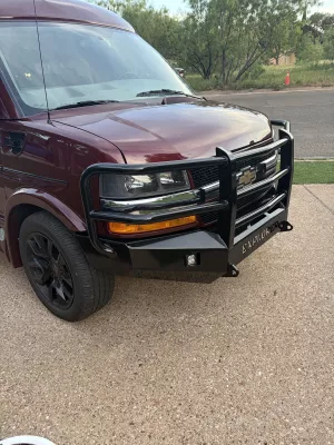 CHEVY EXPRESS VAN 2003-2026 with CLASSIC FRONT Weld It Yourself STANDARD installed