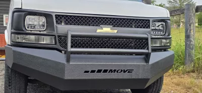 Chevy express van 2003-2026 with a classic front weld it yourself bumper kit