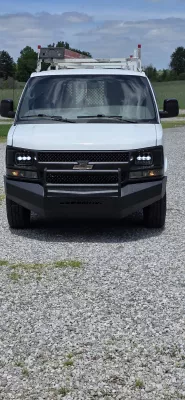 CHEVY EXPRESS VAN 2003-2026 with CLASSIC FRONT Weld It Yourself STANDARD installed