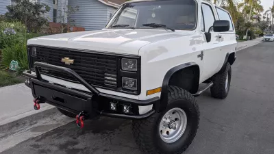 CHEVY FULL SIZE BLAZER 1981-1991 with EMBARK FRONT Weld It Yourself Offroad installed