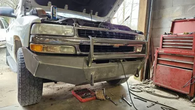 CHEVY SUBURBAN 1500 2000-2006 with PRECISION FRONT Weld It Yourself STANDARD installed