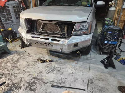 CHEVY SUBURBAN 1500 2007-2014 with CLASSIC FRONT Weld It Yourself STANDARD installed
