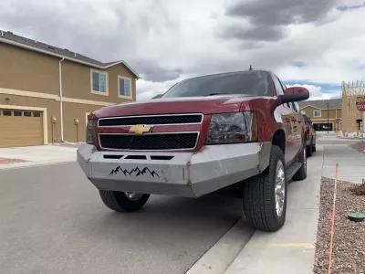 CHEVY SUBURBAN 1500 2007-2014 with CLASSIC FRONT Weld It Yourself STANDARD installed
